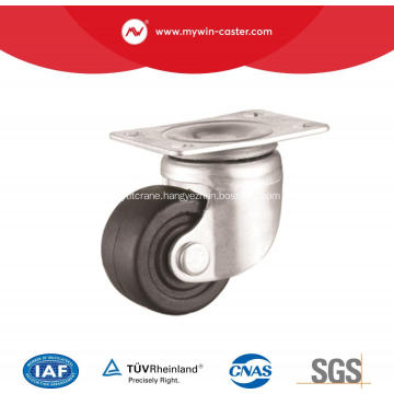 2.5 inch plate swivel PP material low gravity caster wheel